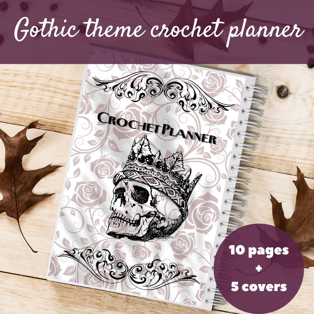 Crochet Planner PDF, Gothic Planner, Project Planner, Digital Download ...
