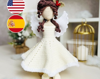 Crochet Amigurumi Angel Doll Outfit Pattern (PDF)