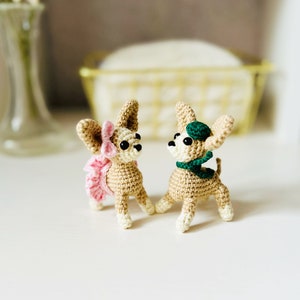 Crochet chihuahua pattern, amigurumi chihuahua pattern, Crochet dog pattern, amigurumi dog crochet pattern, chihuahua dog crochet pattern