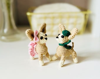 Crochet Chihuahua Pattern, Amigurumi Dog (PDF Pattern)