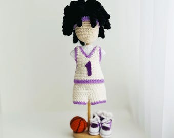 Crochet Basketball Player Doll Outfit Pattern (PDF Pattern)