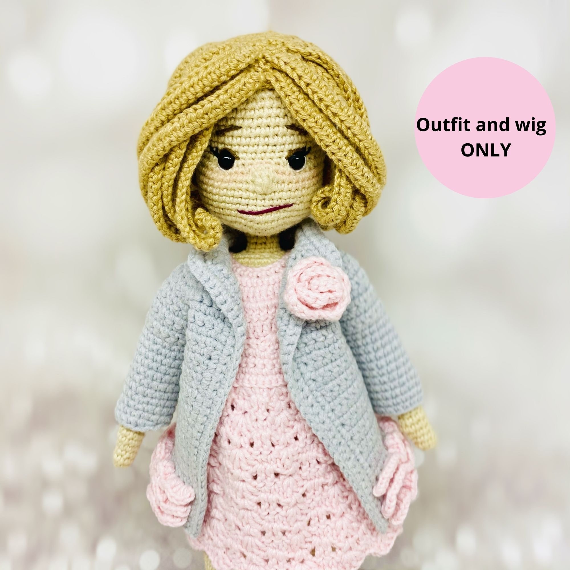 Amigurumi doll clothes pattern crochet doll outfit Etsy