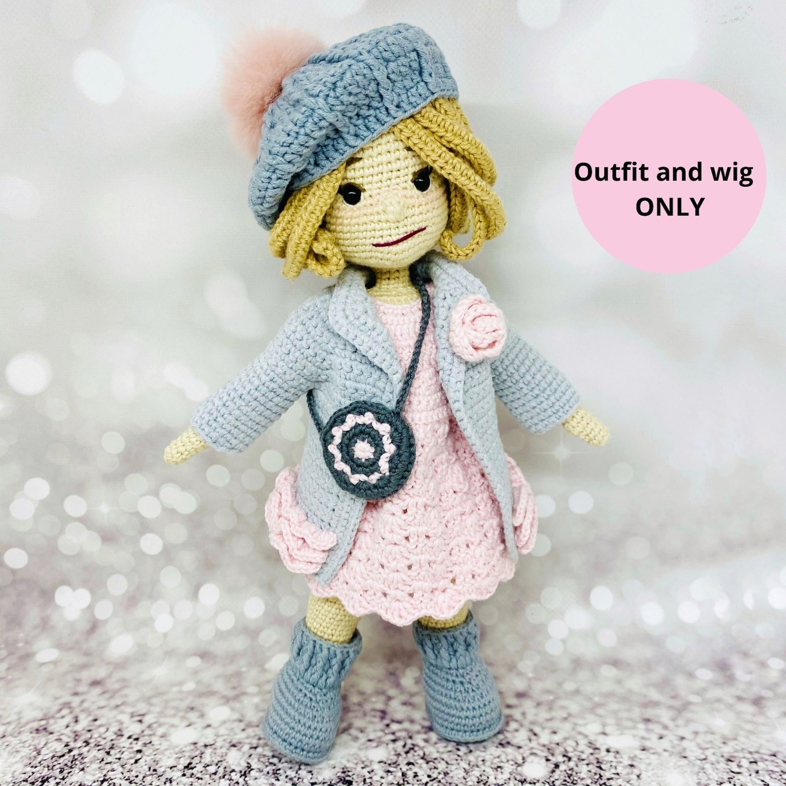 Amigurumi doll clothes pattern crochet doll outfit Etsy