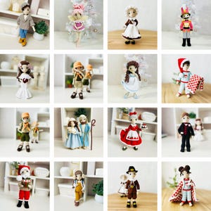 Virkade dockmönster, Amigurumi-kläder och accessoarer (PDF)