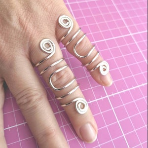 Fashion Splint Style Ring, Support Ring, Any Size, Tarnish Nickel Free, Eco Friendly (UK Seller)