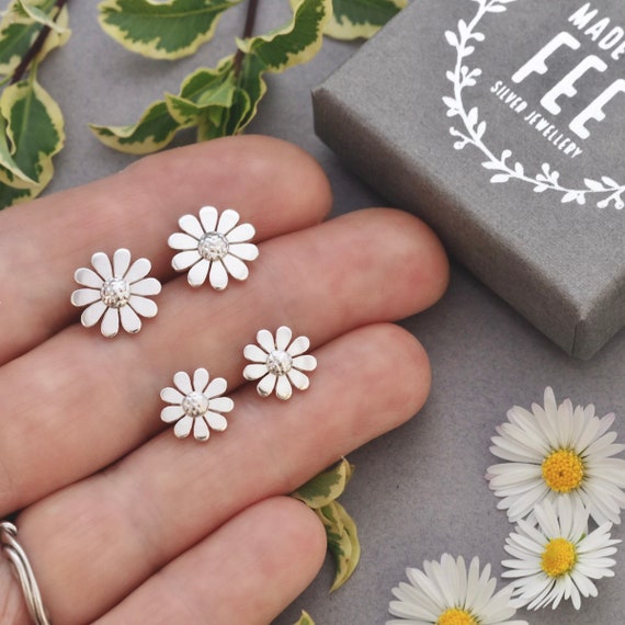 Daisy silver earrings Daisy silver earrings