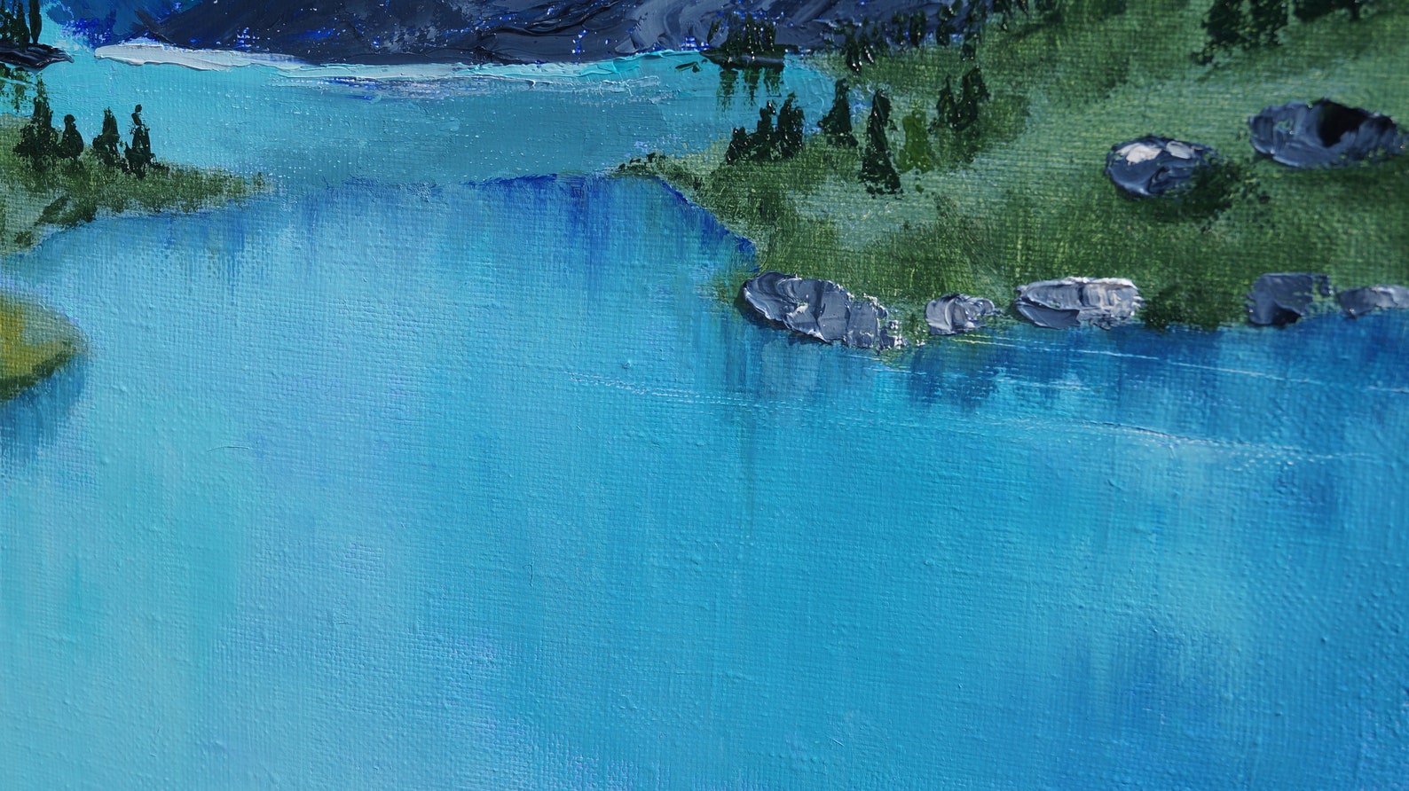 Mountain Painting Original Art Appalachian Mountains art Etsy