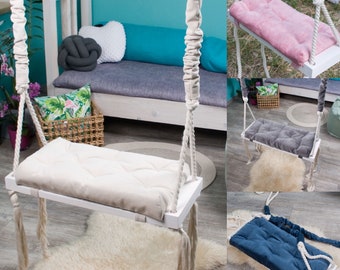 Wood Swing Etsy