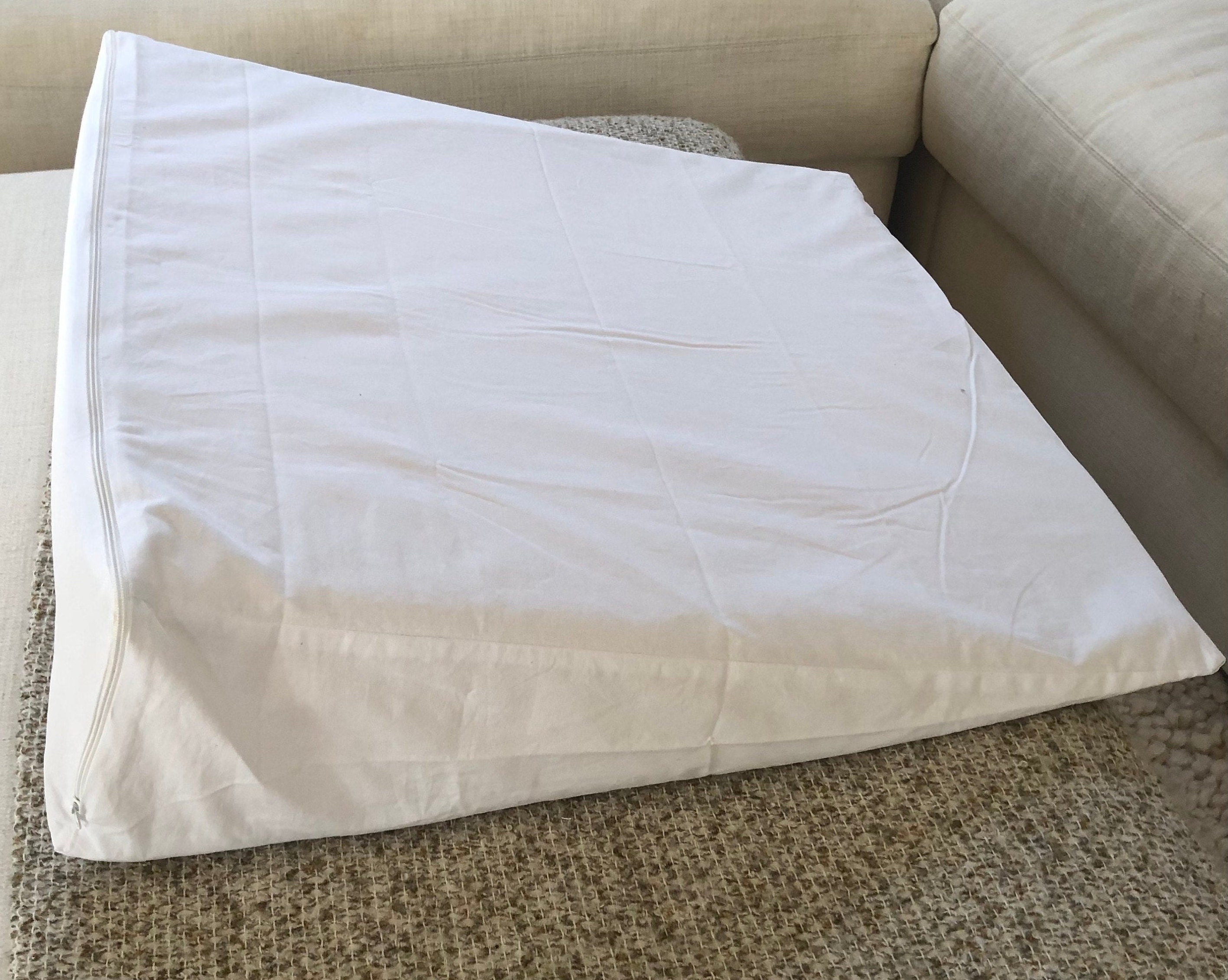 Sleeping Bed Wedge Pillow for Sleep Apnea, Snoring, Side Sleep/ Daybed