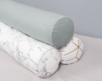 cylinder couch pillows