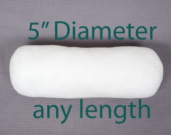 Any size of Bolster insert 4" 5" 6'' 7" 8'' 9" 10" 12" diameter pillow insert roll insert roller insert bumper inside filling pillow bolster