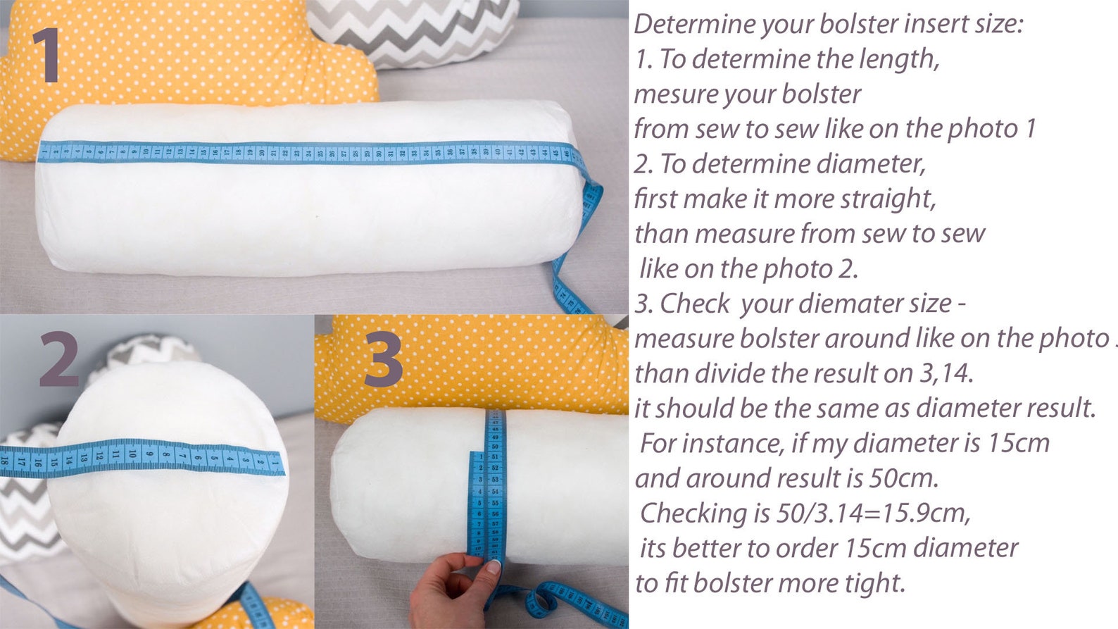 Bolster Roll Cover Any Length/diameter Pique Pillow Cover Etsy