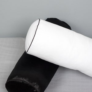 Cotton Bolster Roll COVER any length 4" 6" 8" 10" 12" diameter cover neck cylinder pillow case round end Nursery pillow leg support bumper