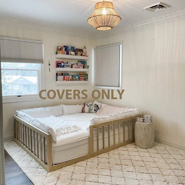 Floor bed bumper outlet