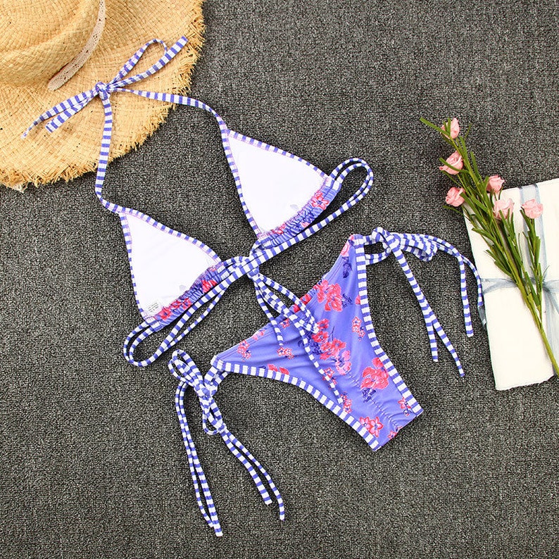 Purple Brazilian Bikini - Etsy