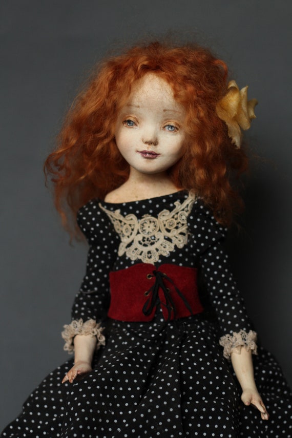 RESERVED for Madeleine Doll Handmade Katy Artist Doll Etsy
