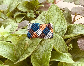 Peyote Pattern Cuff Bracelet