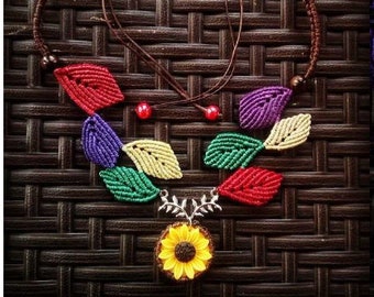 Winter Leaves Necklace!