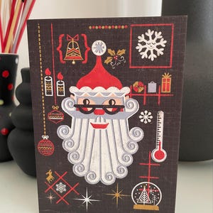 Vintage Santa Christmas card