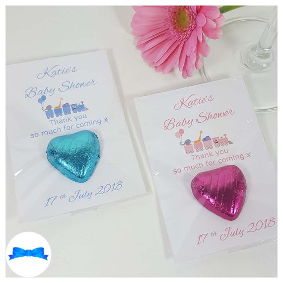 personalised baby shower favours