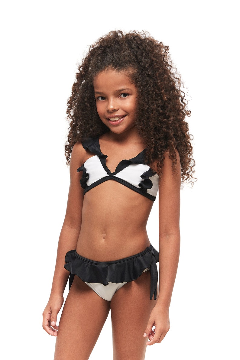 Cute Toddler Swimsuit with Ruffles Bikini Toddler Swimwear Etsy