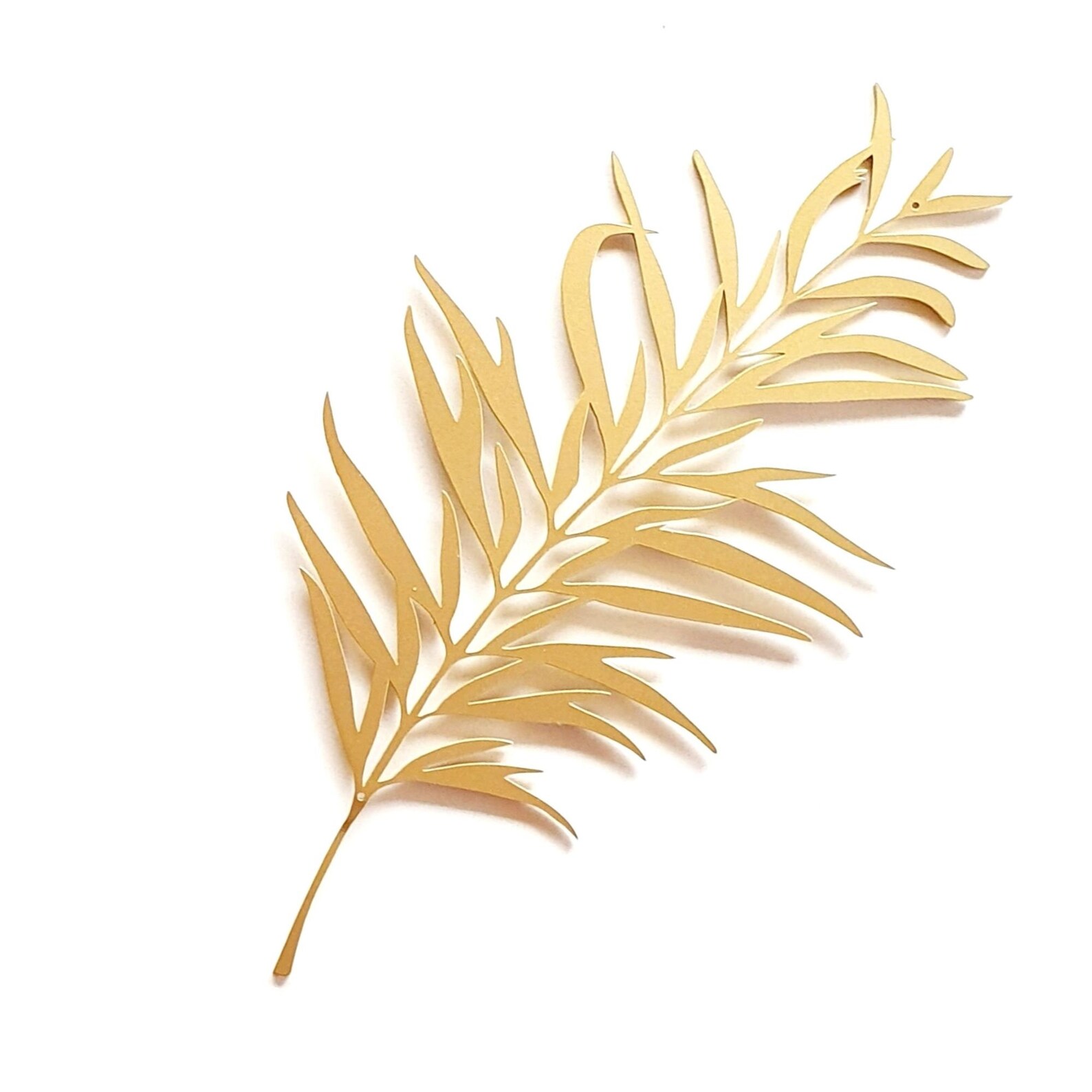 Gold Metal Leaf Minimalism Wall Decor Leaf Wall Art Etsy