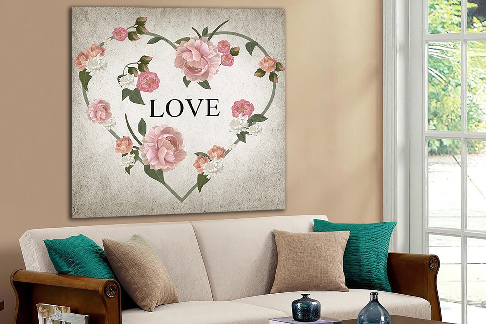 Love Sign Love Wall Print Decor Love Poster Wall Art Love Word Etsy