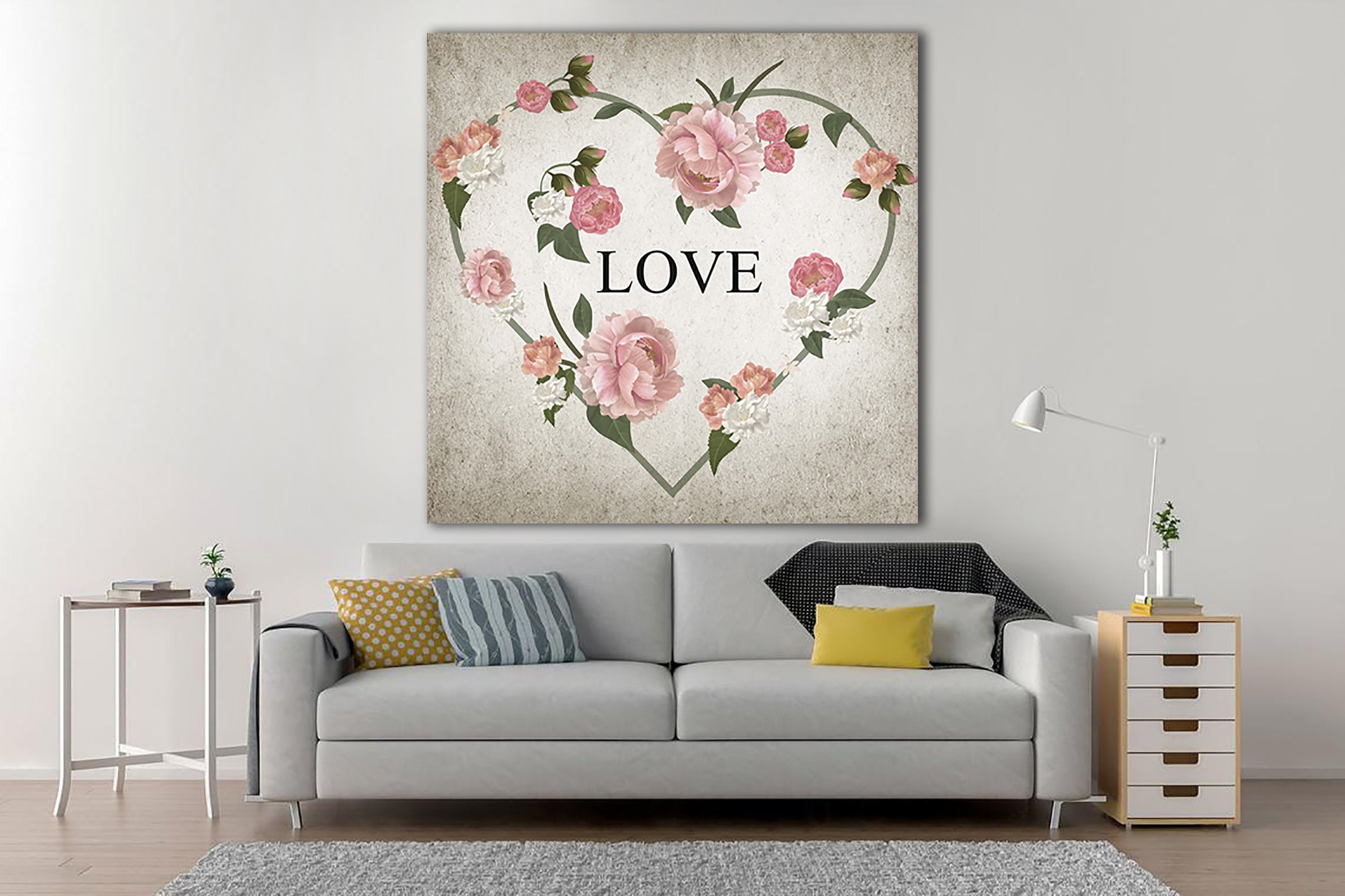 Love Sign Love Wall Print Decor Love Poster Wall Art Love Word Etsy