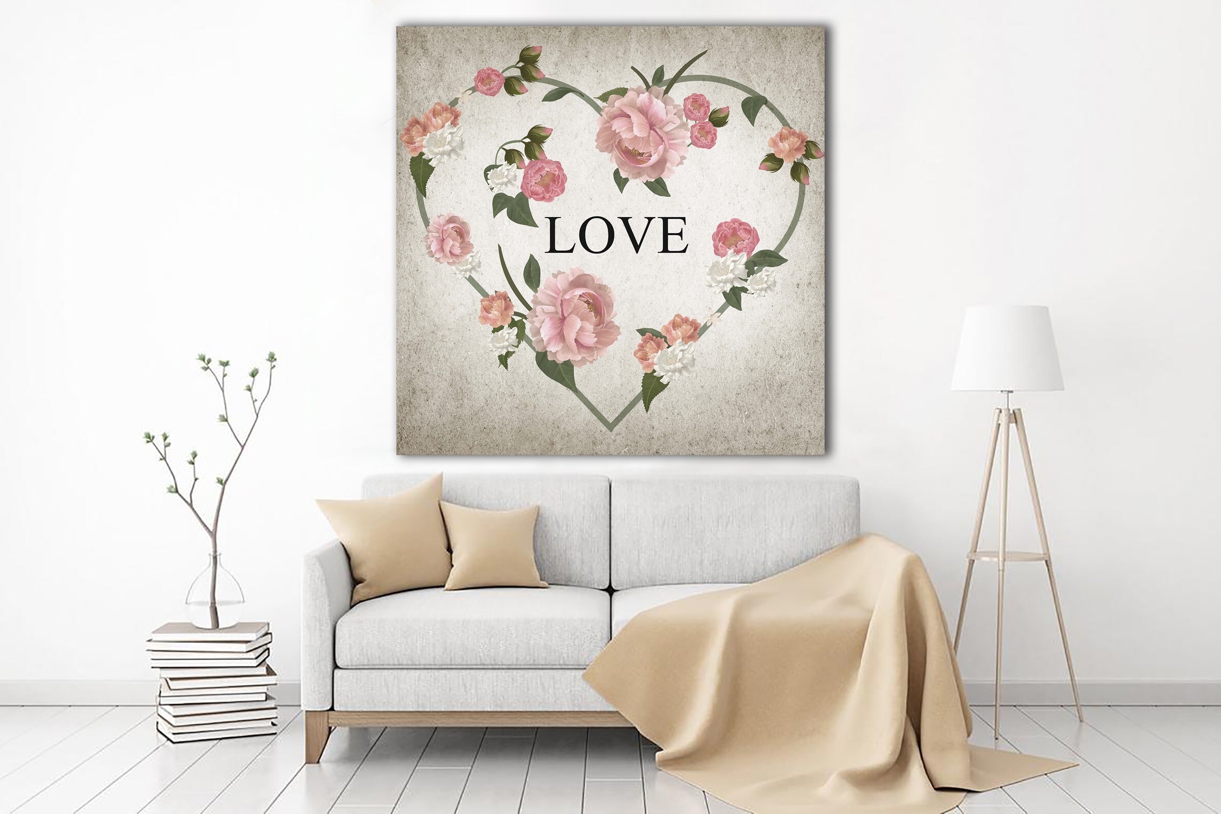 Love Sign Love Wall Print Decor Love Poster Wall Art Love Word | Etsy