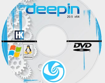 Linux Deepin 20.5 x64 Bit on HP Bootable DVD