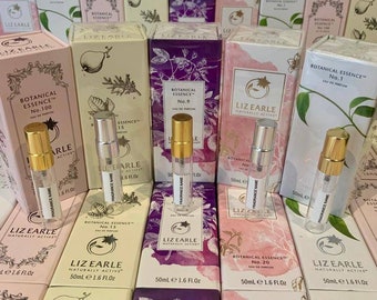 Liz Earle Botanical Essence Perfume Range 5ml Travel Samples and Gift Bags.