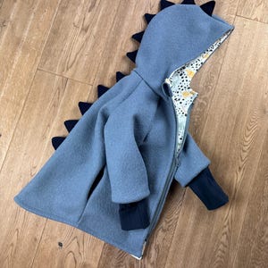 Dino jacket made of wool children&#39;s 25 colours wool coat wool jacket