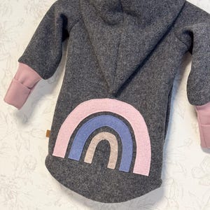 Walk jacket rainbow children 25 colors wool walk jacket wool jacket wool coat