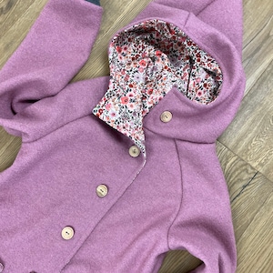 Damen Walkjacke viele Farben Walkmantel Wolljacke Wollmantel