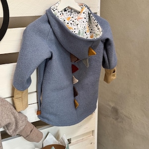 Dino jacket made of wool children 25 colours wool coat wool jacket