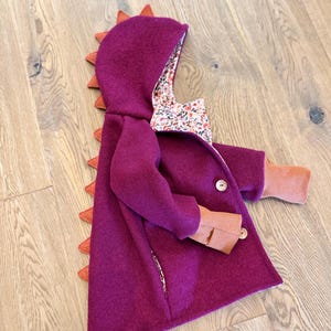 Dino jacket made of wool children 25 colours wool coat wool jacket