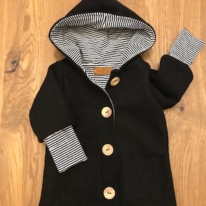 Whale Jacket Coat Wool Jacket Wool Coat