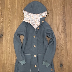 Damen Walkjacke viele Farben Walkmantel Wolljacke Wollmantel