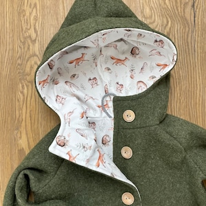 Children&#39;s boiled wool jacket 25 colours
