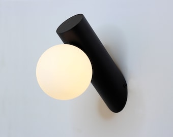 Bedside wall light | Brass modern sconce | Designer wall lamp