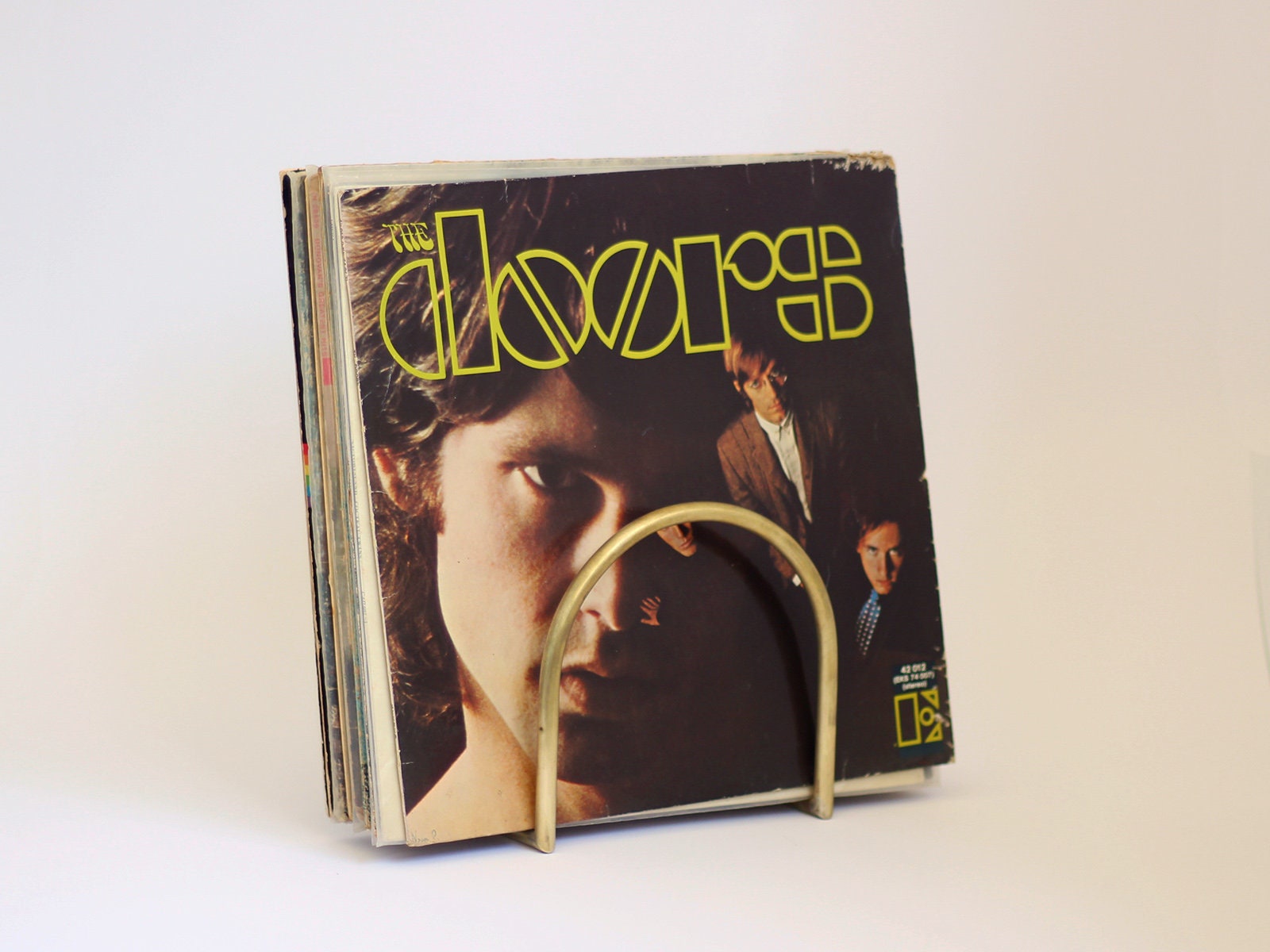 stockage de Disques Vinyles en Laiton. Détenteur Du Record. 12 Lp Album Étagère d'affichage.