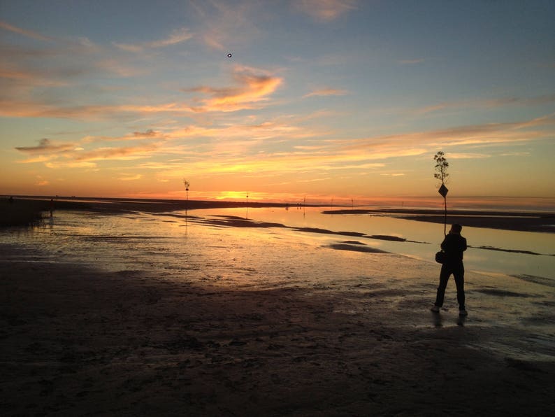 Beautiful Cape Cod Sunset at Low Tide image 1