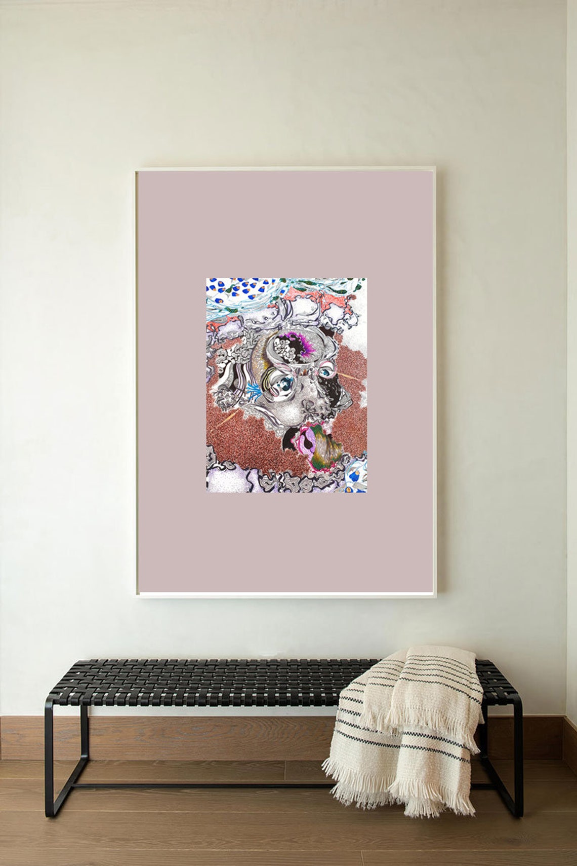 Spiritual wall art print office and bedroom wall art | Etsy