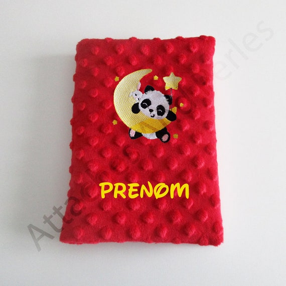Protege Carnet De Sante Bebe Panda Sur Lune Personnalisable Etsy Protege Carnet De Sante Bebe Panda Sur Lune Personnalisable Etsy
