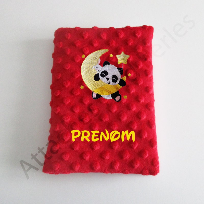 Protege Carnet De Sante Bebe Panda Sur Lune Personnalisable Etsy Protege Carnet De Sante Bebe Panda Sur Lune Personnalisable Etsy