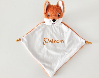 Doudou renard personnalisable