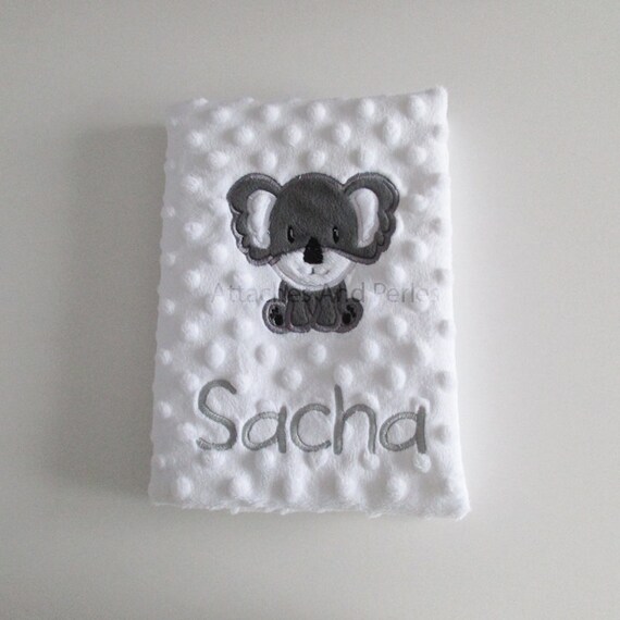 Protege Carnet De Sante Bebe Koala Personnalisable Fait Mains Etsy