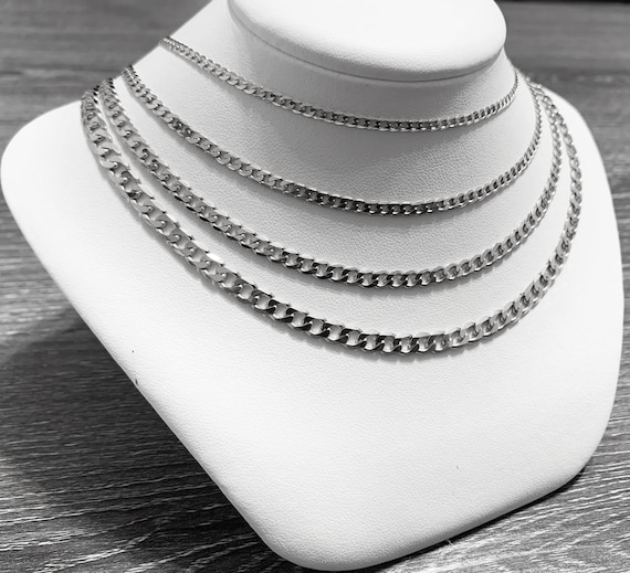 24 inch white gold chain womens deals