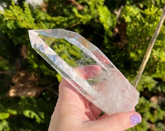 Crystal clear quartz tower - high quality quartz crystal