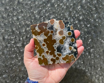 8th vein ocean jasper crystal slab